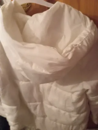 Abrigo niña blanco