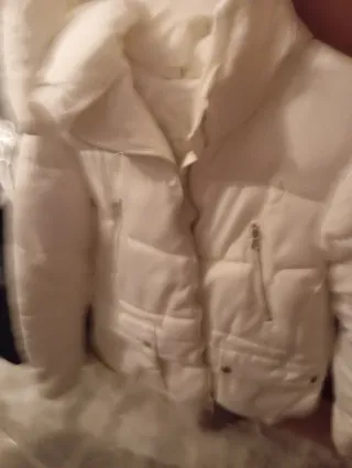 Abrigo niña blanco