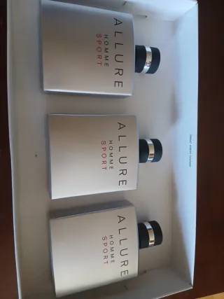 Frascos Vacíos Perfume Chanel Allure Homme Sport 