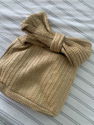 Bolso de mano rafia sin estrenar