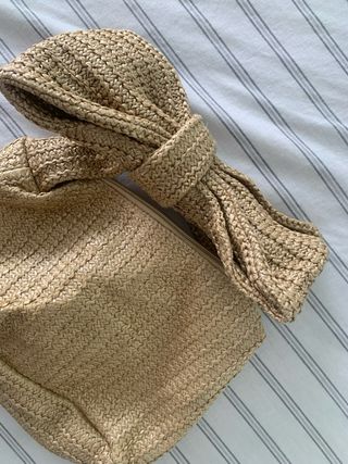 Bolso de mano rafia sin estrenar