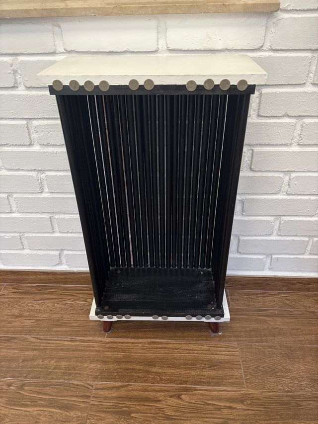 Cubreradiador Mid Century Artesanal Madera