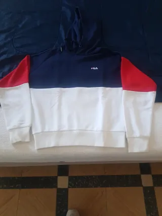 Sudadera Fila Mujer Capucha Tricolor
