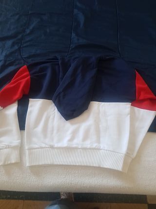 Sudadera Fila Mujer Capucha Tricolor