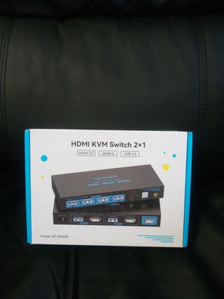 Conmutador HDMI KVM Switch 2/1 USB 3.0 4K