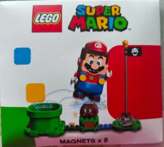 8 Imanes Super Mario Bros. Nuevos