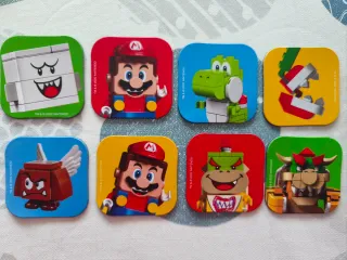 8 Imanes Super Mario Bros. Nuevos