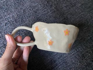 Tazza handmade Good Morning fiori