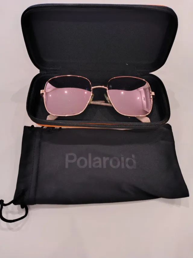 Gafas de sol Polaroid Rosas y Doradas