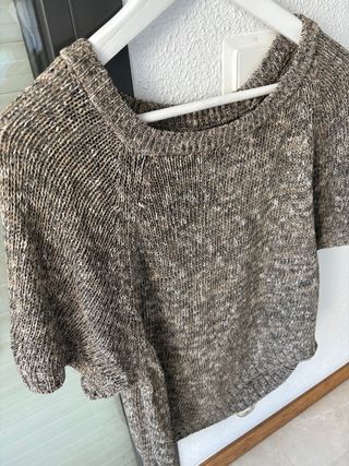 Jersey Massimo Dutti Talla Única Marrón