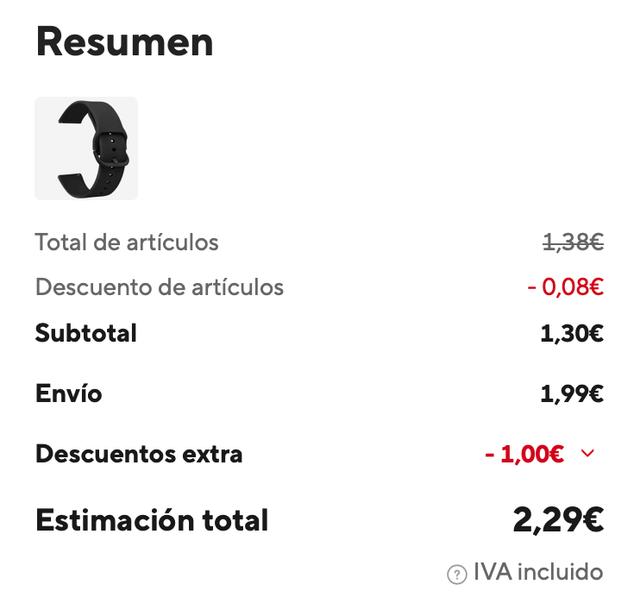 Correa Amazfit GTS 20mm Azul Noche