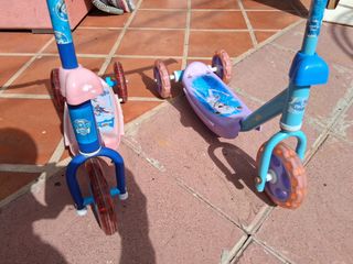 Patinetes infantiles Frozen y Paw Patrol