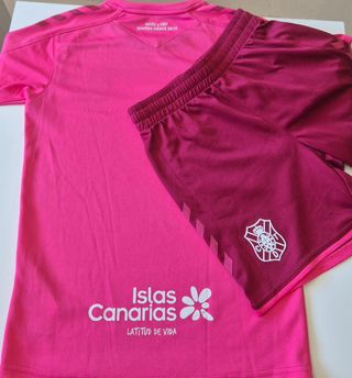 Equipación CD Tenerife niño rosa 10 años
