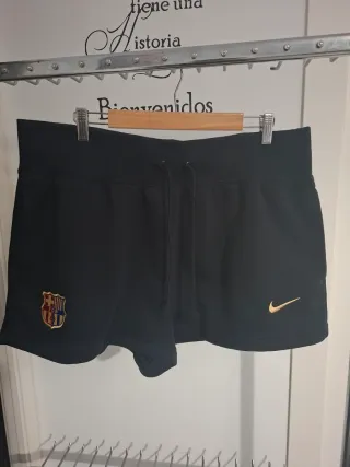 Pantalón Nike FC Barcelona Mujer Negro Dorado