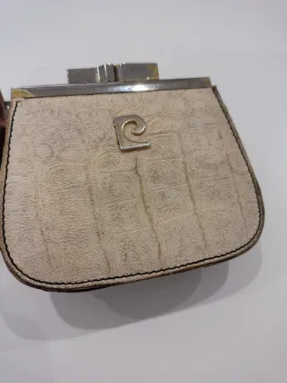 Monedero Pierre Cardin Piel Cocodrilo Años 80