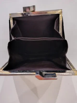 Monedero Pierre Cardin Piel Cocodrilo Años 80