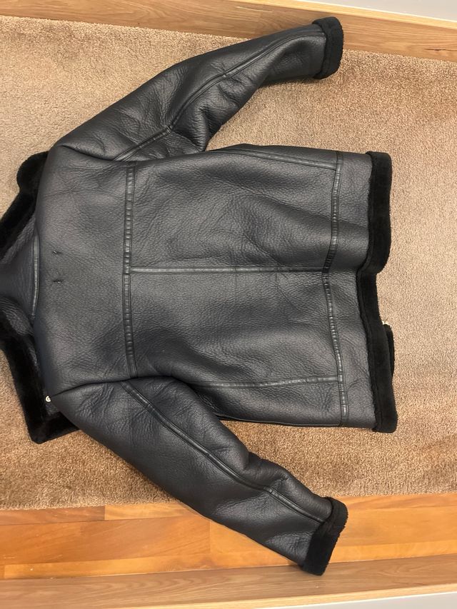 Cazadora Zara Negra Talla M