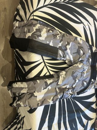 Cazadora y pantalón moto cordura