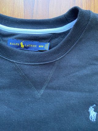 Sudadera Ralph Lauren Negra Talla M