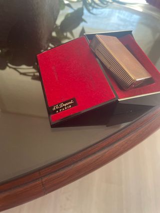 Mechero de oro Marca Dupont