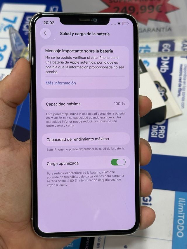 IPHONE 11 PRO MAX BLANCO 64GB 100% SALUD