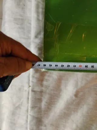 Lavabo de cristal verde pistacho sin estrenar