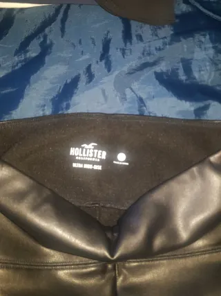 Pantalón cuero negro polar interior