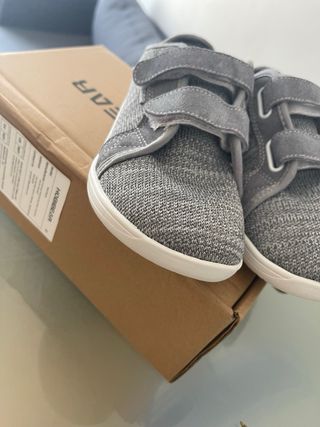 Zapatos niño Hobibear grises talla 34.una puesta