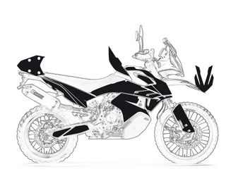 Kit protección KTM 890 Adventure R rally 2020-2021
