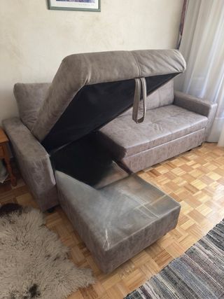 Divano letto beige/marrone