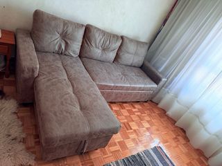 Divano letto beige/marrone