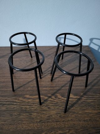 Conjunto 4 Suportes Laboratório (para bico bunsen)