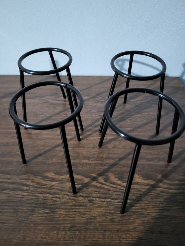 Conjunto 4 Suportes Laboratório (para bico bunsen)