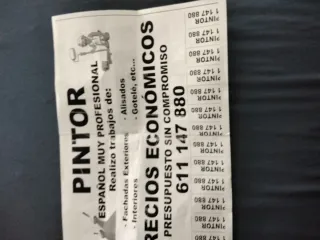 Pintor profesional económico y muy formal