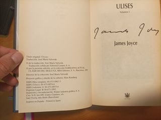 Ulises
En dos volúmenes 