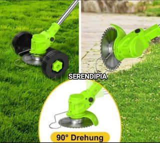 DESBROZADORA INALÁMBRICA 2 BATERÍAS GRAN CAPACIDAD