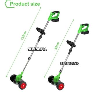 DESBROZADORA INALÁMBRICA 2 BATERÍAS GRAN CAPACIDAD