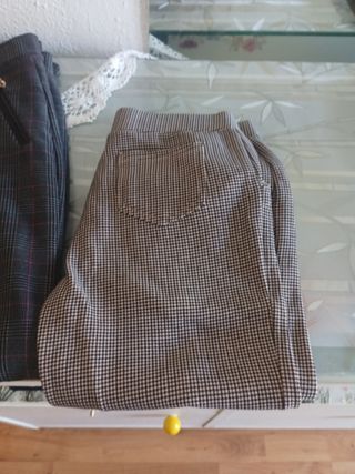 Pantalones de cuadros sin estrenar