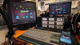 ZX Spectrum +2 gris: "BlueBerry Pie"