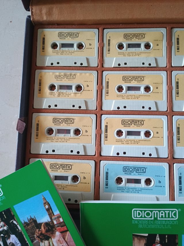 Curso Inglés Cassettes Idiomatic Maletín