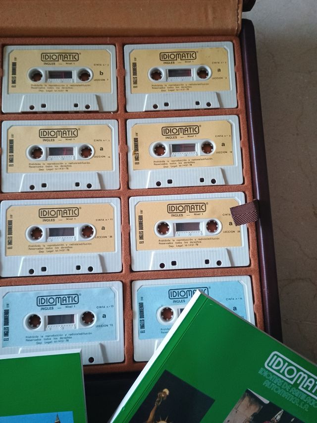 Curso Inglés Cassettes Idiomatic Maletín
