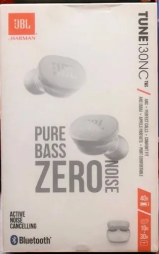 Auriculares JBL TUNE130NC TWS Blancos