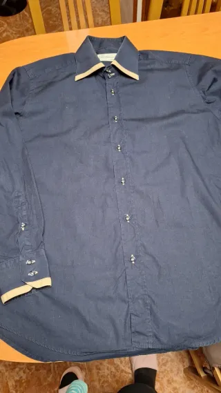 Camisa azul hombre RoccoBarocco