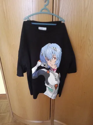 Camiseta Bershka Rei Ayanami Evangelion