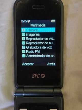 Teléfono SPC Stella 2 Tapa Mayores Gris