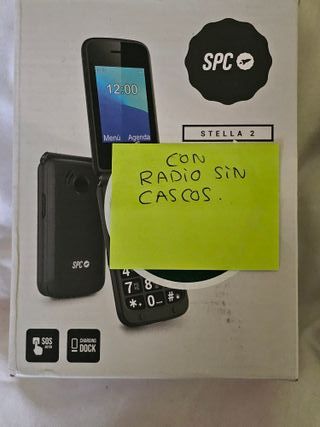 Teléfono SPC Stella 2 Tapa Mayores Gris
