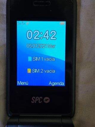 Teléfono SPC Stella 2 Tapa Mayores Gris