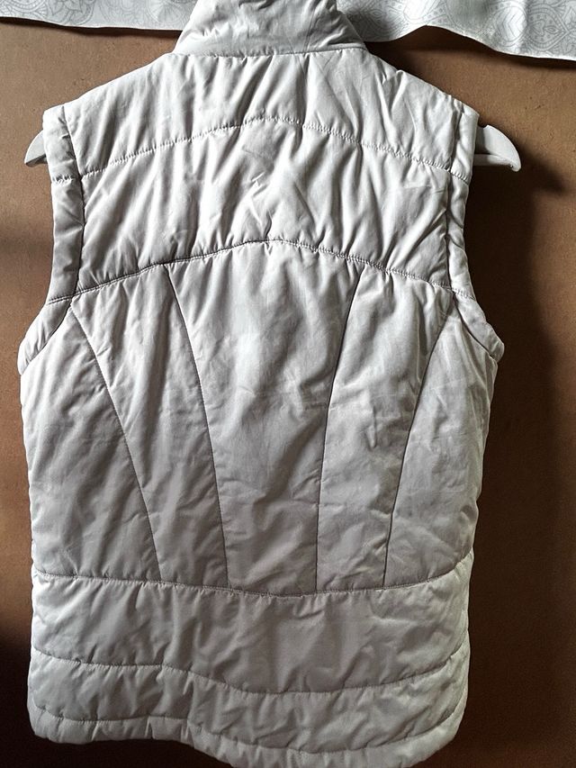 Chaleco acolchado blanco