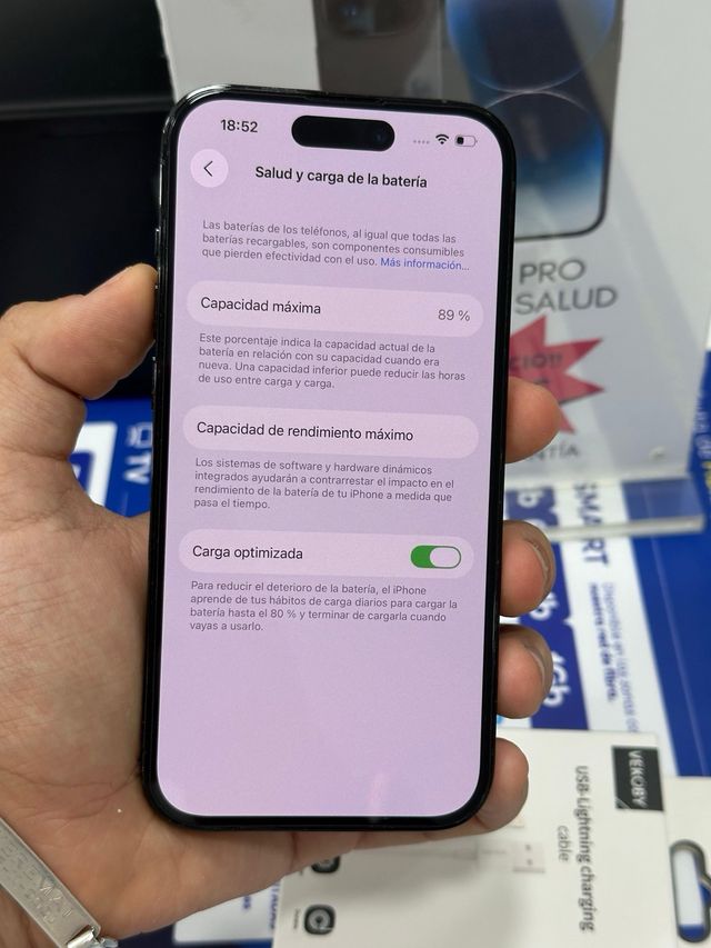 IPHONE 14 PRO NEGRO 256GB 89% SALUD