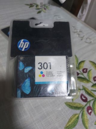 Tinta HP 301 Tricolor y Negra